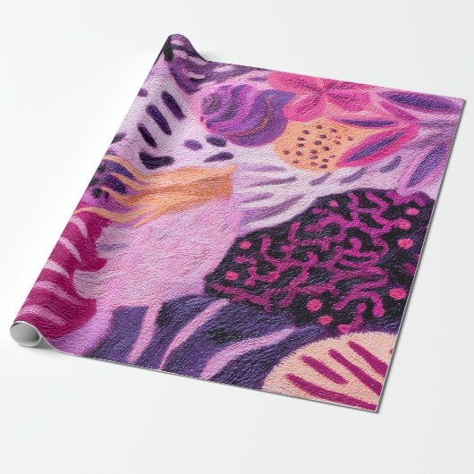 HATHOR Luxury Floral Wrapping Paper ラッピングペーパー (アンロールド)