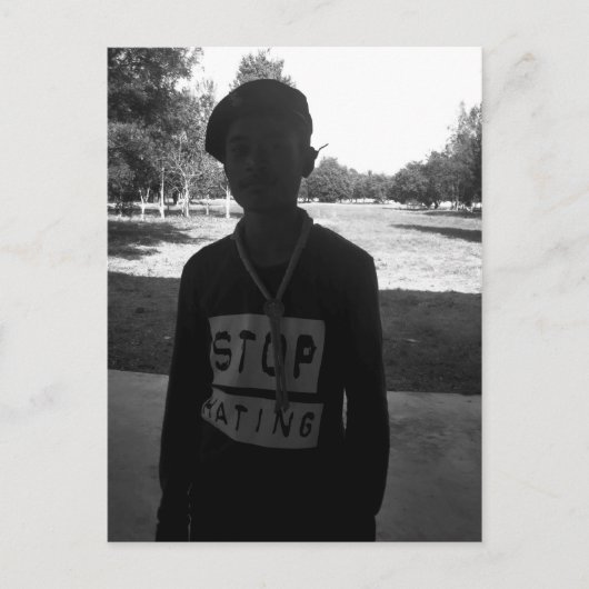 HATINGストップはがき ポストカード (正面)
