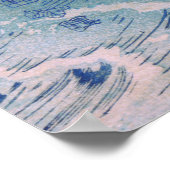 Hatō Zu Waves - Uehara Konen. Japanese Woodblock ポスター (角)