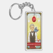 Hatoful Advent calendar 19: Kenzaburou Urushihara キーホルダー (正面左)