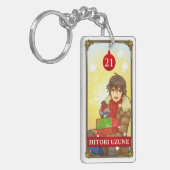 Hatoful Advent calendar 21: Hitori Uzune キーホルダー (正面左)