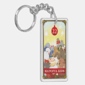 Hatoful Advent calendar 22: Hatoful Kids キーホルダー (正面左)