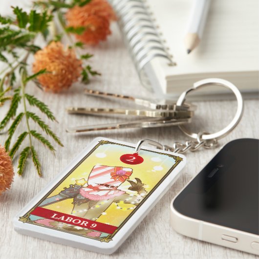 Hatoful Advent calendar 2: Labor9 キーホルダー (正面右)