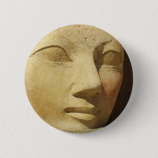 Hatshepsutの彫像、エジプトのファラオHatshepsut 缶バッジ