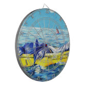 Hatterasの救命いかだの投げ矢板 ダーツボード (正面左)