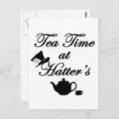 Hatter'sでお茶の時間 ポストカード (正面/裏面)