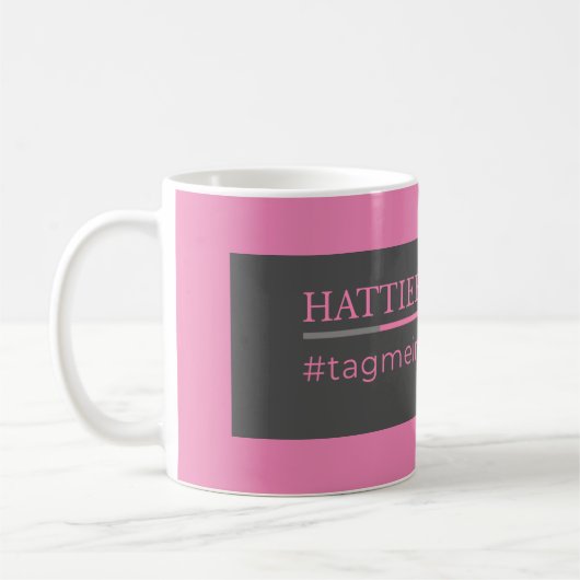 HattieEmpowers tagin コーヒーマグカップ (左)