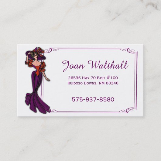 Hattitudeのプロフィールカード 名刺 (正面)