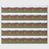 Hatzの複葉機 ラッピングペーパー (フラット)