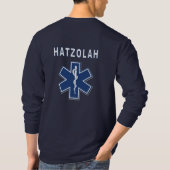 Hatzolah EMS Tシャツ (裏面)