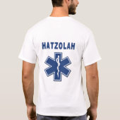 Hatzolah EMS Tシャツ (裏面)
