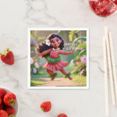 Hauʻoli Hula Princess スタンダードカクテルナプキン (インサイチュ)