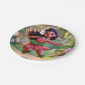 Hauʻoli Hula Princess ペーパープレート (アングル)