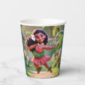 Hauʻoli Hula Princess 紙コップ (裏面)
