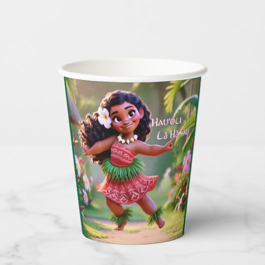 Hauʻoli Hula Princess 紙コップ (裏面)