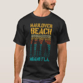Hau Beach Miami Florida Surf Spot Summer Souvenir  Tシャツ (正面)