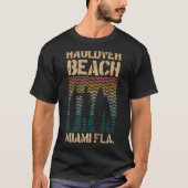 Hau Beach Miami Florida Surf Spot Summer Souvenir Tシャツ (正面)