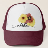 Hau Hibiscus Aloha Trucker Cap キャップ (正面)