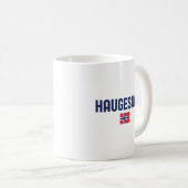 HAUGESUNDノルウェー コーヒーマグカップ (正面右)