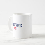 HAUGESUNDノルウェー コーヒーマグカップ (正面左)