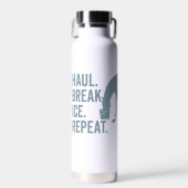 Haul. Break Ice. Repeat. Horse Lover Water Bottle ウォーターボトル (正面)