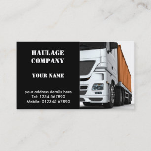 Haulage Companyの名刺 名刺