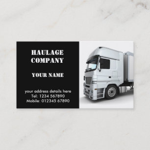 Haulage Companyの名刺 名刺