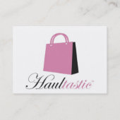 Haultasticの広告宣伝カード 名刺 (裏面)