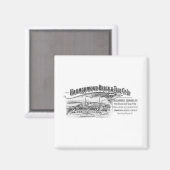 Haunchwood Brick and Tile Co Ltd (ナニートン) マグネット (正面/裏面)