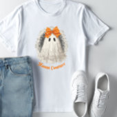 Haunt Couture Lace Ghost in Orange Bow ベビーTシャツ