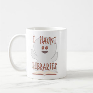 Haunt Libraries Bookishおもしろい幽霊漫画 コーヒーマグカップ
