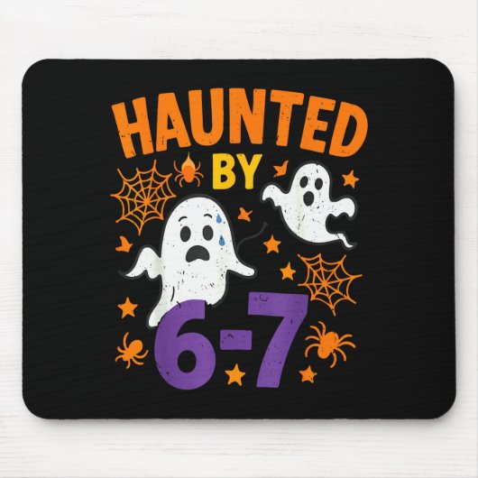 Haunted 67 Ghost Math Teacher Halloween Costume Ma マウスパッド (正面)