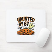 Haunted 67 Meme Six Seven 6-7 Funny Internet Joke  マウスパッド (マウス)