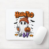 Haunted 67 Meme Six Seven 6-7 Funny Internet Joke  マウスパッド (マウス)