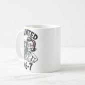 Haunted 67 Skeleton Math Teacher Halloween Costume コーヒーマグカップ (正面左)