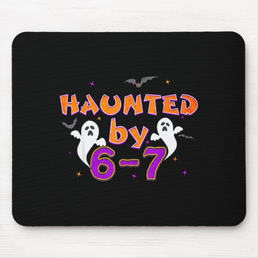 Haunted By 67 Funny 67 Halloween Costume  マウスパッド (正面)