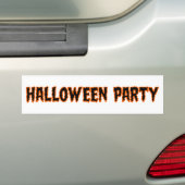 Haunted by 67 Funny Ghost And Pumpkin Halloween バンパーステッカー (車上)