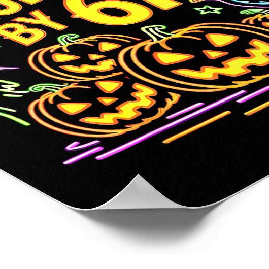 Haunted By 67 Funny Ghost And Pumpkin Halloween  ポスター (角)