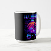 Haunted by 67 Funny Halloween Meme コーヒーマグカップ (正面右)