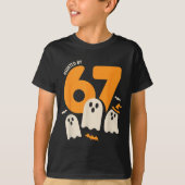 Haunted By 67 Funny Halloween Meme Design Tシャツ (正面)