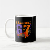 Haunted By 67 – Funny Six Seven Meme 6 7 Halloween コーヒーマグカップ (左)
