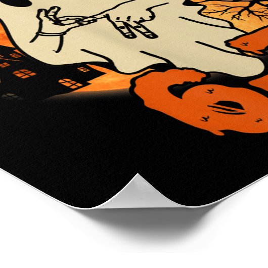 Haunted By 67 Halloween Ghost Six Seven Gen Alpha  ポスター (角)