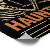 Haunted By 67 Skeleton Math Teacher Student Hallow ポスター (角)