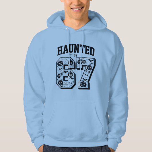 Haunted by 67 – Spooky Halloween  パーカ (正面)