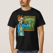 Haunted by 6-7 Funny Teacher 67 Halloween Skeleton Tシャツ (正面)