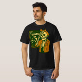 Haunted By 6-7 Funny Teacher 67 Halloween Skeleton Tシャツ (正面フル)