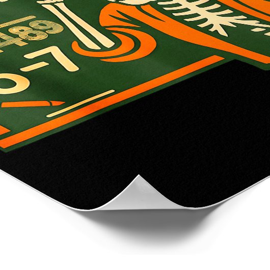 Haunted By 6-7 Funny Teacher 6 7 Skeleton Square R ポスター (角)