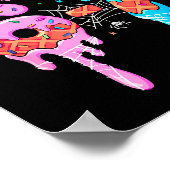 Haunted By 6 7 Halloween Ghost Gen Alpha Meme Ice  ポスター (角)