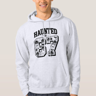 Haunted by 6 7 haloowen spooky gifts for men パーカ