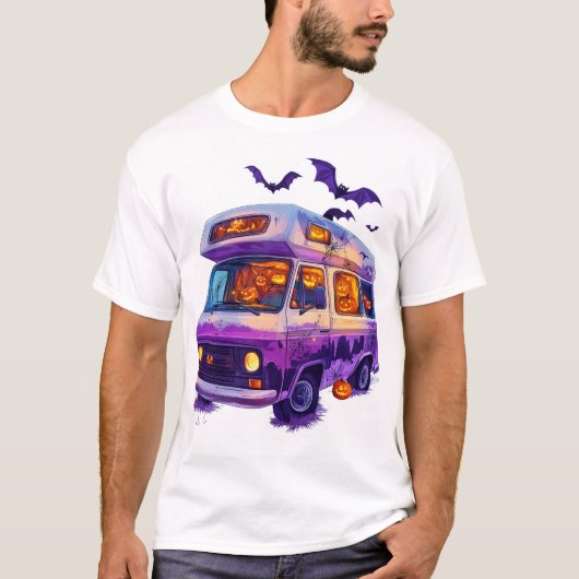  Haunted Camper Van Tシャツ (正面)